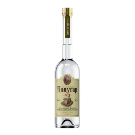 Водка "Polugar" №3, Caraway, 0.5 л