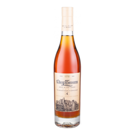 Коньяк "Дербент" 4 Звездочки, 0.5 л