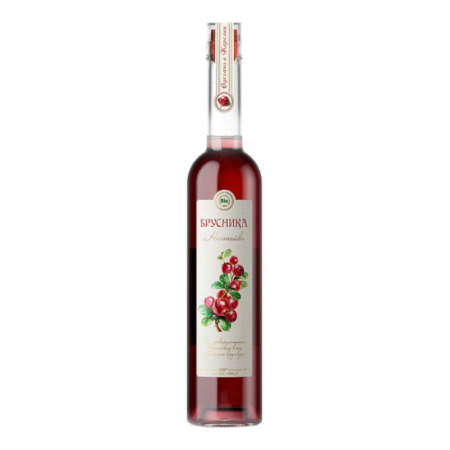 Ликер АлкоВорлд, Брусника, настойка сладкая, 0.5 л