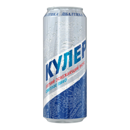 Пиво Балтика, "Кулер", в банке, 0.45 л