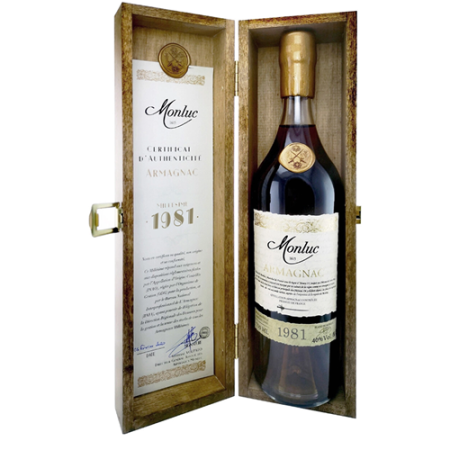 Арманьяк Монлюк Арманьяк Напиток крепкий из дистиллята винного для бренди п/у 0,7л/6 Франция 1981