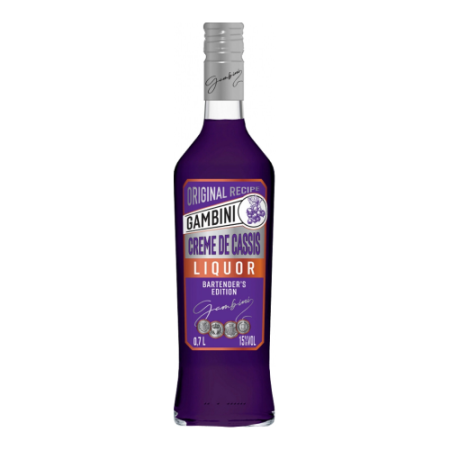 Ликер KVKZ, "Gambini" Creme de Cassis, 0.7 л