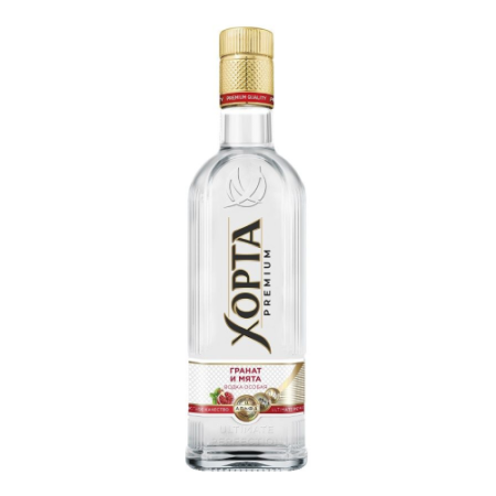 Водка особая Хорта Гранат и Мята 40% 0.5л