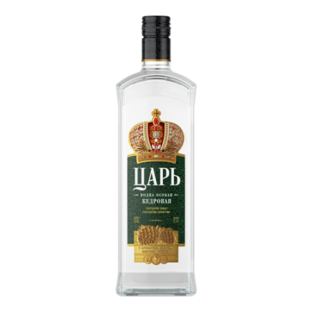 Водка "Царь" Кедровая, 0.5 л