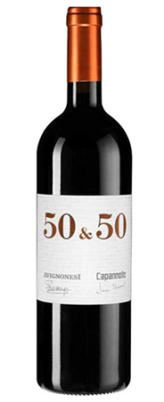 Вино выдержанное сухое красное, регион ТОСКАНА, категория ИГТ "50&50" 0,75 л Италия