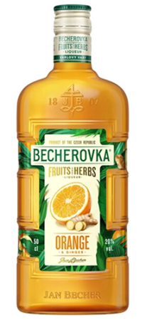 Ликер десертный Бехеровка Апельсин и имбирь 0,5 л Чехия