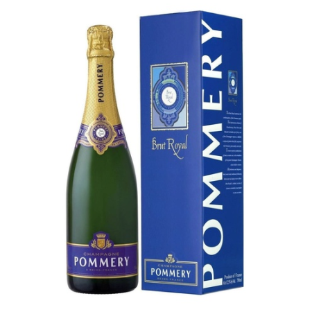 Шампанское Pommery, Brut Royal, Champagne AOC, gift box