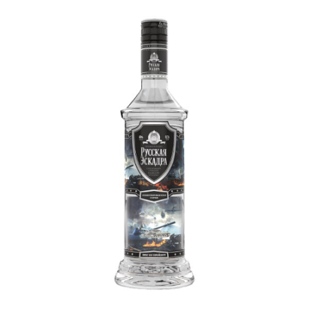 Водка "Русская Эскадра" Танк, 0.7 л