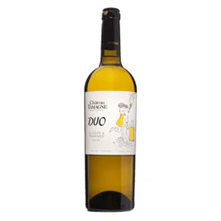 Вино Chateau Tamagne, "Duo" Blanc Dry 0,75 л.