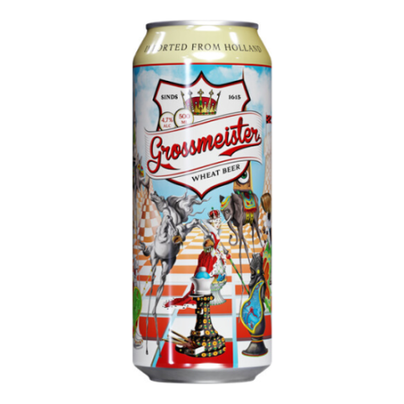 Пиво "Grossmeister" Wheat, in can, 0.5 л