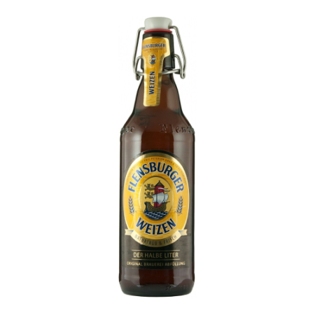 Пиво Flensburger, Weizen, 0.5 л