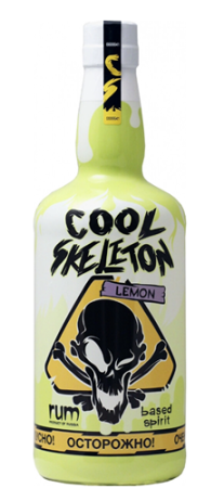 Напиток спиртной ромовый «COOL SKELETON LEMON (КУЛ СКЕЛЕТОН ЛИМОН)» 0,7л Россия