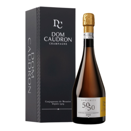 Шампанское Dom Caudron, "Sublimite" 50/50 Brut, Champagne AOC, 2011, gift box