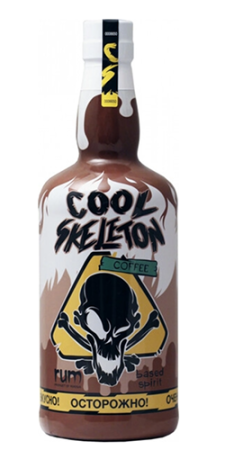 Напиток спиртной ромовый «COOL SKELETON COFFEE (КУЛ СКЕЛЕТОН КОФЕ)» 0,7л Россия