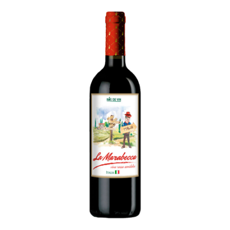 Вино Cantine Rasore, "Rue de Vin" La Marabecca Rosso Semidolce