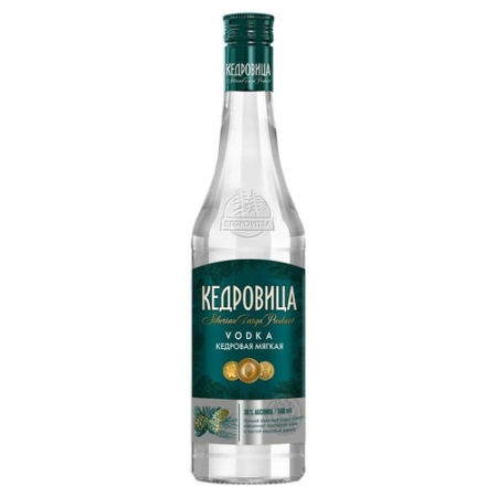 Водка "Кедровица" Кедровая Мягкая, 0.5 л