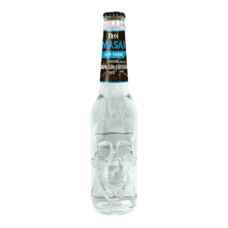 Коктейли "Free Masai" Gin Tonic and Lime Flavour, 0.33 л