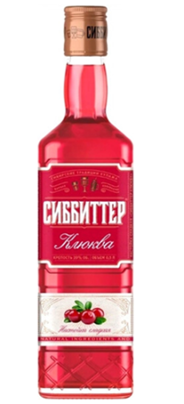 Настойка сладкая «СИББИТТЕР КЛЮКВА» 0,5 л Россия