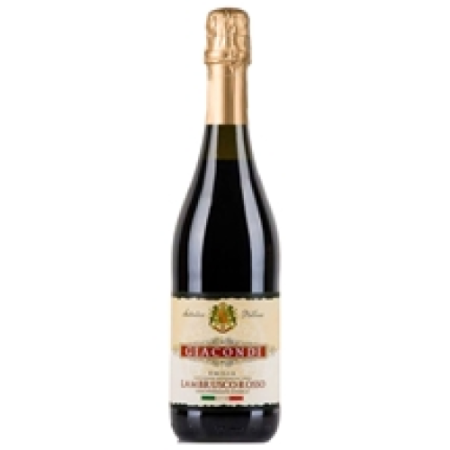 Вино игристое Giacondi Lambrusco красное полусладкое, 0.75л