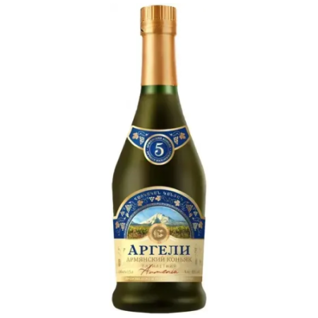 Коньяк Аргели 5 лет 0.5 л