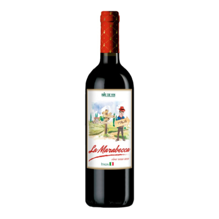 Вино Cantine Rasore, "Rue de Vin" La Marabecca Rosso Secco