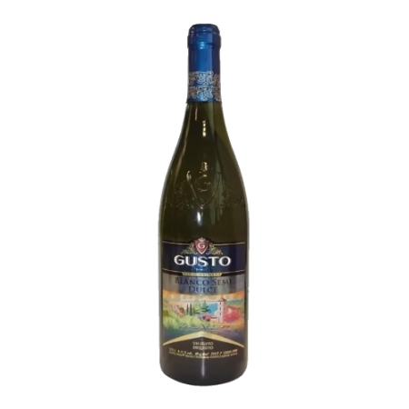Вино "Gusto" White Semisweet 0,75 л.