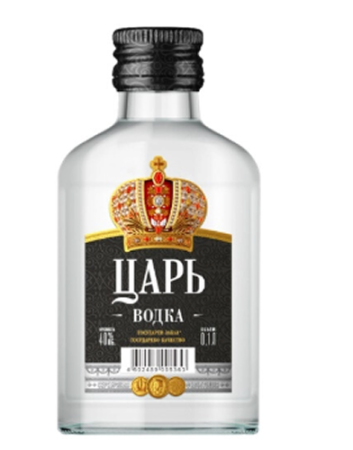 Водка «ЦАРЬ» 0,1 л Россия