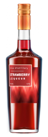 Ликер десертный "КЛУБНИЧНЫЙ НИВА ДИСТИЛЛЕРИ" 0,75 л Россия