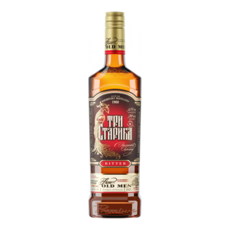 Ликер "Три старика", настойка горькая, 0.5 л