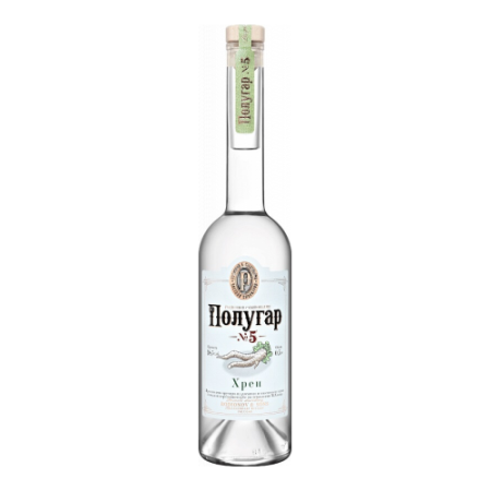 Водка "Polugar" №5, Horseradish, 0.5 л