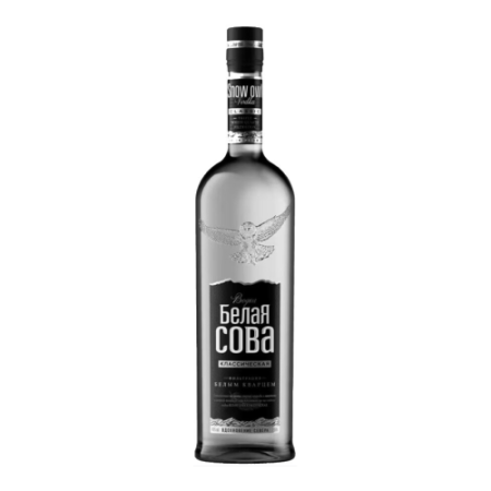 Водка "Белая Сова" Классическая, 0.5 л