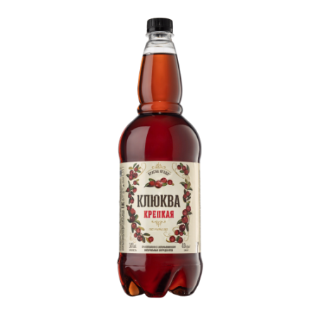 КРАСНА ЯГОДА. КЛЮКВА КРЕПКАЯ 1,35 л.14%