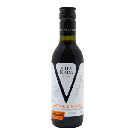 Вино "Villa Krim" Shevalie Rouge, 187 мл