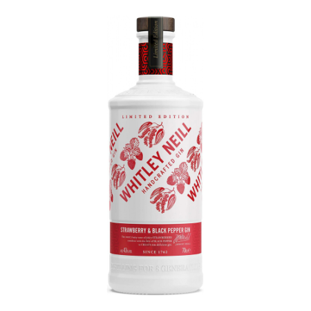 Джин "Whitley Neill" Strawberry & Black Pepper, 0.7 л