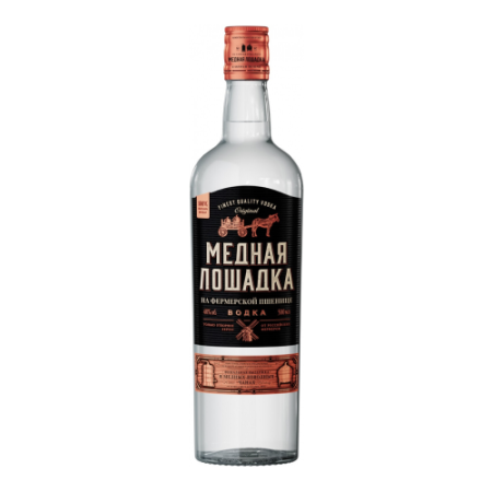 Водка "Медная Лошадка", 0.5 л