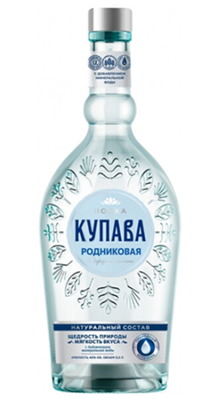 Водка "КУПАВА РОДНИКОВАЯ" 0,5 л Россия