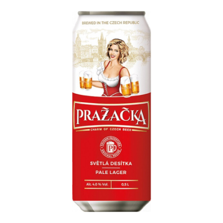 Пиво "Prazacka" Svetle, 0.5 л