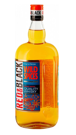 Настойка полусладкая «РЭД ЭНД БЛЭК ВАЙЛД СПАЙСИС НА ОСНОВЕ ВИСКИ» 0,7 л Россия