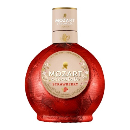 Ликер "Mozart" Chocolate Cream Strawberry, 0.5 л